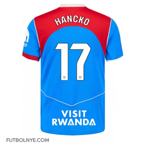 Camiseta Atletico Madrid David Hancko #17 Tercera Equipación 2025-26 manga corta